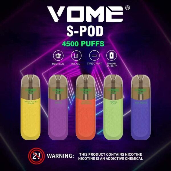 Pod dùng một lần Vome S-Pod (4500Puffs)
